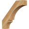 Ekena Millwork 4"W x 18"D x 18"H Balboa Rough Sawn Knee Brace, Western Red Cedar BRC04X18X18BOA00RWR - alternate 1